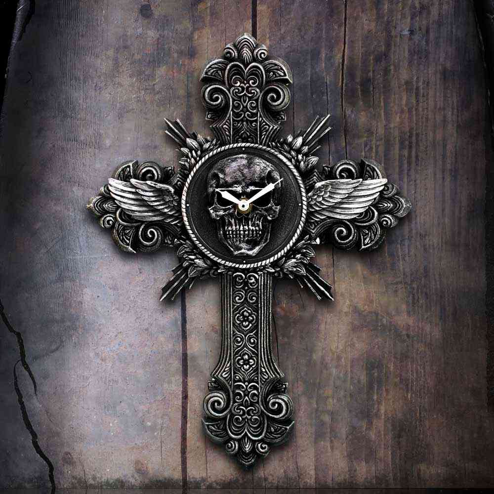 Nemesis Now - Memento Horas Wanduhr - Mehrfarben